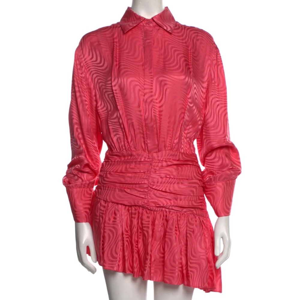 Ronny Kobo Pink Pattern Mini Dress Size M